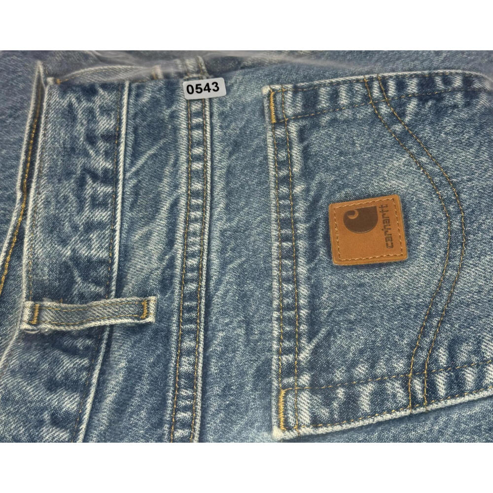 Carhartt Jeans Men’s 42X32 Blue Cotton Denim Straight Leg Jean - Picture 7 of 7